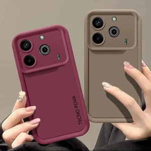 Ốp Điện Thoại Cho Tecno Pova 6 Neo Case Tecno Pova 6 5 Pro Luxury Candy Matte Soft Cover