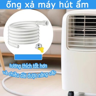 Ống cho máy hút ẩm Ống AC 9.8 / 13ft có kết nối Kẹp Bộ chuyển đổi cao su có thể cắt Ống thoát nước linh hoạt antirtvn