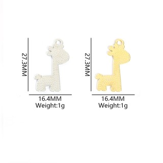 10 chiếc Quyến rũ tráng men hươu cao cổ nhiều màu rực rỡ dễ thương cho vòng cổ, vòng tay, bông tai và móc khóa Thiết kế động vật hoạt hình Mặt dây chuyền dầu nhỏ giọt - Lý tưởng cho những người đam mê thủ công