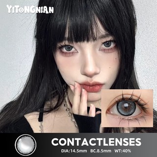 Kính áp tròng YITONGNIAN Kính truyện tranh màu nửa năm dùng một lần hàng ngày chăm sóc mắt ống kính làm đẹp