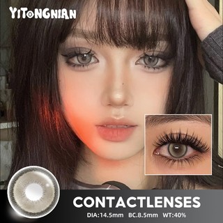 Kính áp tròng YITONGNIAN Kính truyện tranh màu nửa năm dùng một lần hàng ngày chăm sóc mắt ống kính làm đẹp