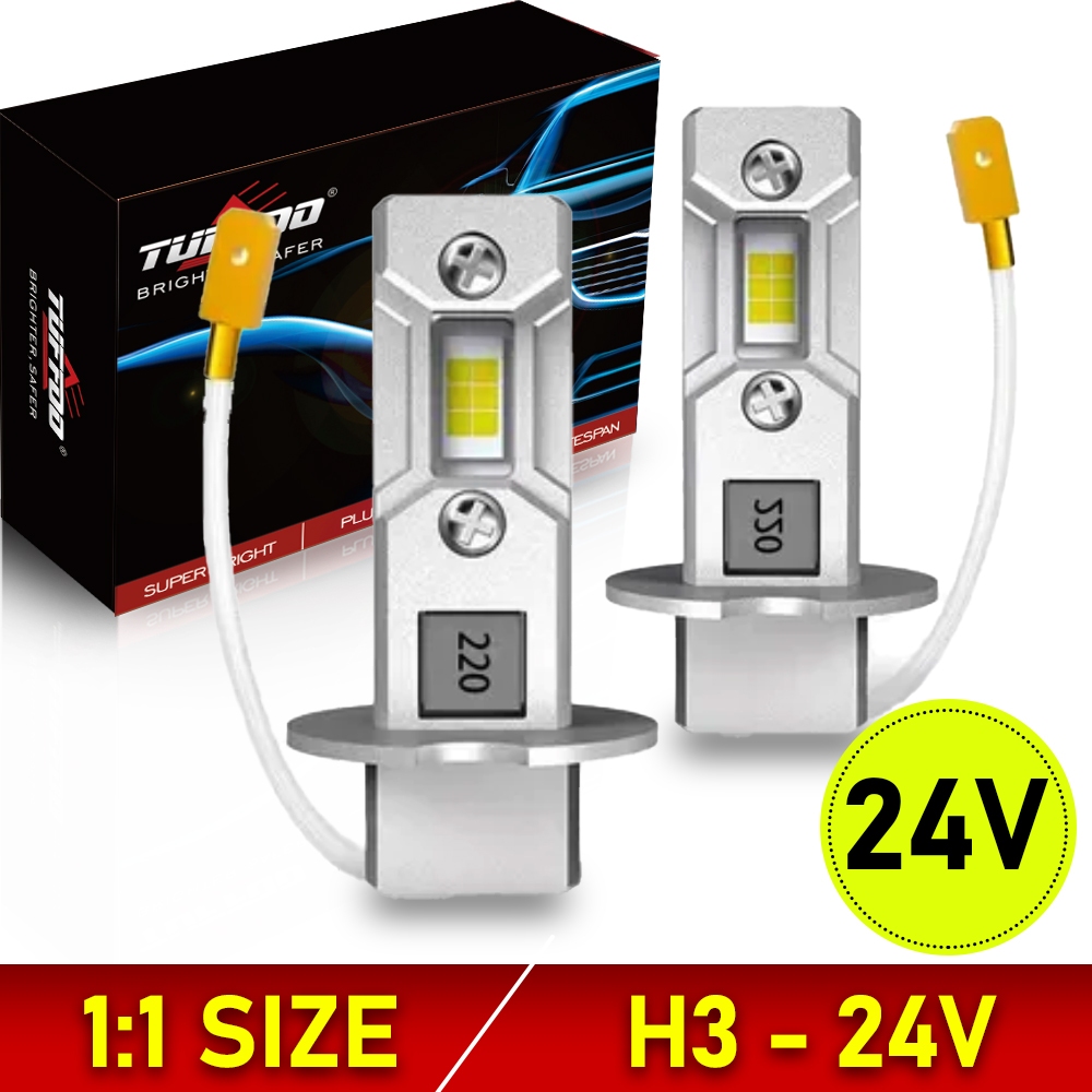 TUFFOO 2 Bóng Đèn 24V H3 LED Đèn gầm / Đèn Sương Mù - 6000K Trắng / 3000K Vàng Vàng / Xanh Vôi