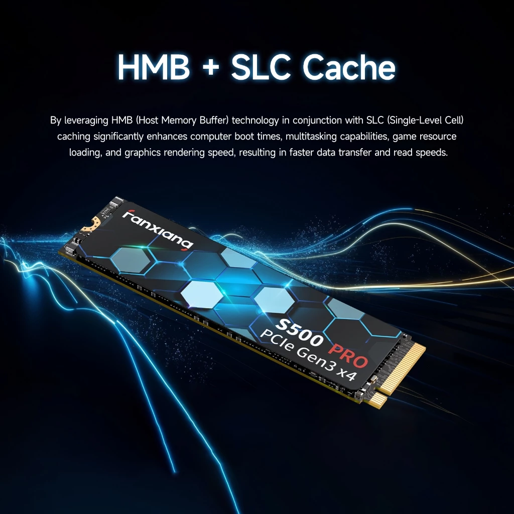 Fanxiang S500pro M.2 NVMe SSD 512gb 1TB PCIe 3.0 Ổ cứng thể rắn bên trong cho máy tính xách tay PC