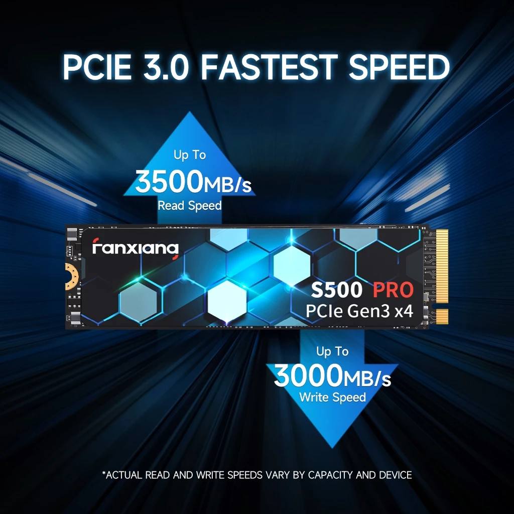 Fanxiang S500pro M.2 NVMe SSD 512gb 1TB PCIe 3.0 Ổ cứng thể rắn bên trong cho máy tính xách tay PC