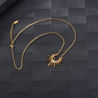 Quà tặng tốt nghiệp MIGILA Vòng cổ mặt trời cổ điển dành cho nữ dành cho nam giới quà tặng không xỉn màu cho BF
