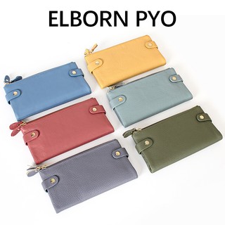 Monicoo Da Thật Chính Hãng Ví Dài Nữ Dung Tích Lớn Lớp Đầu Tiên Đựng Thẻ Da Bò Có Dây Kéo Ví Đựng Tiền Xu Quà Tặng Nữ + Hộp Quà Tặng