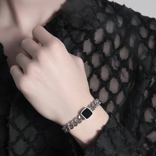 Quà tặng tốt nghiệp MIGILA Cuba Little Black Mảng bám Cuba Vòng tay không xỉn màu quà tặng cho BF