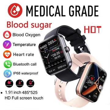 Đồng hồ thông minh Huyết áp Đường huyết 24 giờ Nhiệt độ nhịp tim Theo dõi giấc ngủ Theo dõi thể thao Màn hình 1.91 Inch Đồng hồ thông minh F57L