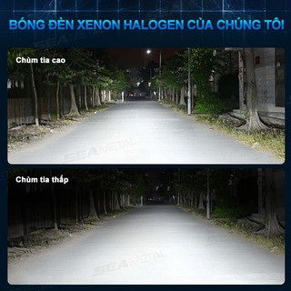SEAMETAL 2 cái đèn pha LED xe ô tô H1 H4 H7 H11 9005 9006 cao thấp dầm 6500K IP68 90W bóng đèn đi sương mù đèn LED phía trước xe ô tô