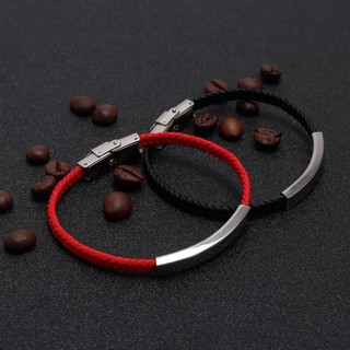 Quà tặng tốt nghiệp MIGILA [Tên tùy chỉnh] Vòng tay bện bằng da cho couole Kích thước có thể điều chỉnh không xỉn màu