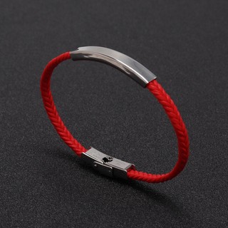 Quà tặng tốt nghiệp MIGILA [Tên tùy chỉnh] Vòng tay bện bằng da cho couole Kích thước có thể điều chỉnh không xỉn màu