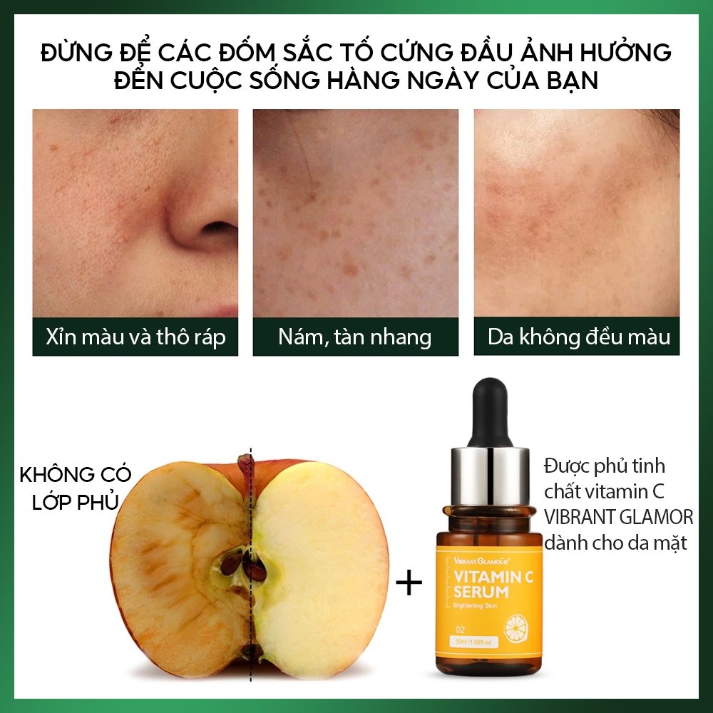 Ảnh Tinh chất vitamin C VIBRANT GLAMOUR Làm trắng  chống nhăn và Dưỡng ẩm 30ml 2