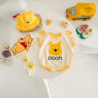Bộ áo liền quần bé trai Sơ sinh tay ngắn họa tiết Cotton phong cách mùa hè 0-24