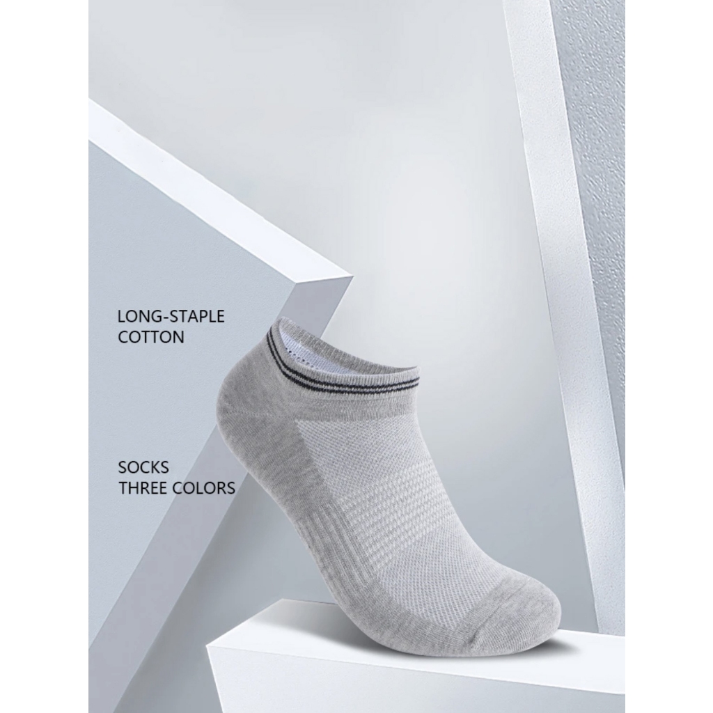 (Set 5) 2024 NASA – Tất Cotton Mỏng, Thấm Mồ Hôi, Kháng Khuẩn, Khử Mùi, Chống Mài Mòn