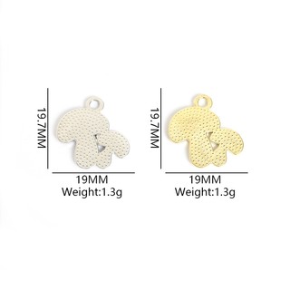 10 Chiếc Phong Cách Rừng Dễ Thương Sống Động Nhiều Màu Sắc Nấm Men Quyến Rũ, 6 Kiểu Để Lựa Chọn - Vòng Cổ Vui Vẻ Vòng Tay Bông Tai DIY Hoạt Hình Đôi Hình Nấm Nhỏ Giọt Dầu Hợp Kim Mặt Dây Chuyền