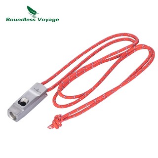 Chuyến đi không giới hạn Titan Thiết bị an toàn sinh tồn khẩn cấp Còi tín hiệu cắm trại có dây buộc lớn