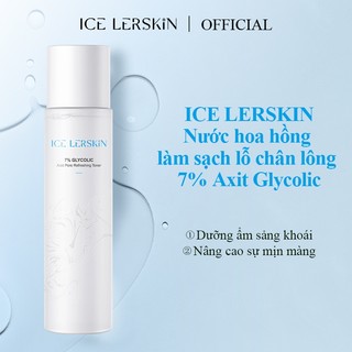 Nước hoa hồng axit glycolic ICE LERSKIN 200ml, chiết xuất thực vật