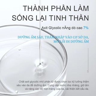 Nước hoa hồng axit glycolic ICE LERSKIN 200ml, chiết xuất thực vật