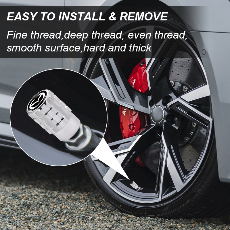 4 Hợp Kim Nhôm Lưới Van Ô Tô Chống Rò Rỉ Logo Xe Bánh Lốp Lõi Mũ Cho Xe Mazda 5 6 323 626 RX8 CX5 CX-4 MX3 MX5 Atenza Axela