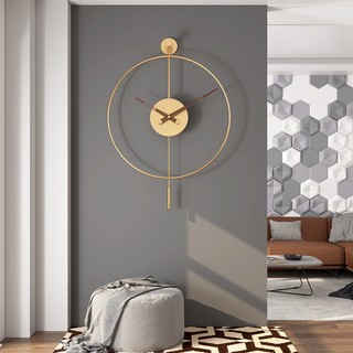 AIMI TỐI GIẢN KIM LOẠI ĐỒNG HỒ TREO TƯỜNG IM LẶNG NỀN NHÀ TRANG TRÍ TƯỜNG ĐỒNG HỒ CON LẮC THÍCH HỢP CHO NHÀ BẾP PHÒNG NGỦ PHÒNG KHÁCH
