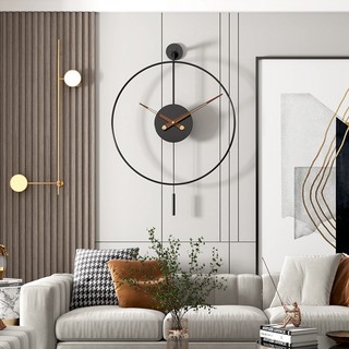 AIMI TỐI GIẢN KIM LOẠI ĐỒNG HỒ TREO TƯỜNG IM LẶNG NỀN NHÀ TRANG TRÍ TƯỜNG ĐỒNG HỒ CON LẮC THÍCH HỢP CHO NHÀ BẾP PHÒNG NGỦ PHÒNG KHÁCH