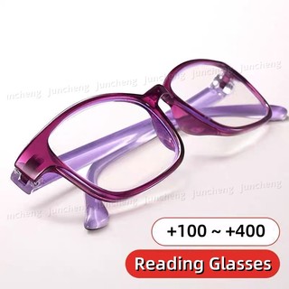 + 100 ~ + 400 Kính Đọc Sách Thời Trang Cho Nữ Kính Hình Chữ Nhật Cho Lão Thị Kính Mắt Đọc Sách Kính Mắt Có Lớp