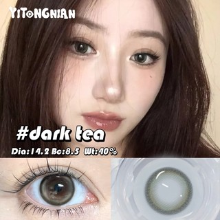 Kính áp tròng YITONGNIAN Ống kính làm đẹp đường kính tự nhiên nửa năm dùng một lần trang điểm làm đẹp hàng ngày