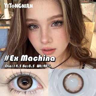 Kính áp tròng YITONGNIAN Ống kính làm đẹp đường kính tự nhiên nửa năm dùng một lần trang điểm làm đẹp hàng ngày