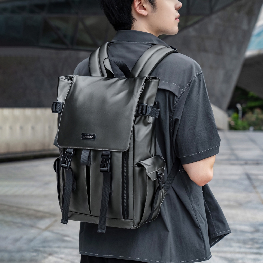 Ảnh Ba lô nam Tigernu 9812 Ba lô máy tính xách tay 15,6 inch Ba lô đi học Fasion Cabin Ba lô học sinh Ba lô du lịch Ba lô máy tính xách tay 4