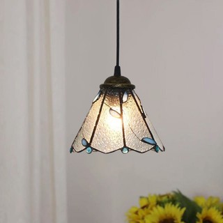 AIMI ĐÈN LED THỦY TINH MÀU RETRO ĐỊA TRUNG HẢI ĐÈN CHÙM TRANG TRÍ THÍCH HỢP CHO PHÒNG KHÁCH THANH BẾP