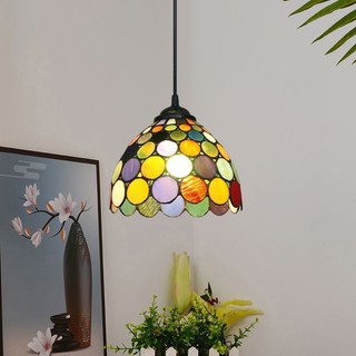 AIMI ĐÈN LED THỦY TINH MÀU RETRO ĐỊA TRUNG HẢI ĐÈN CHÙM TRANG TRÍ THÍCH HỢP CHO PHÒNG KHÁCH THANH BẾP