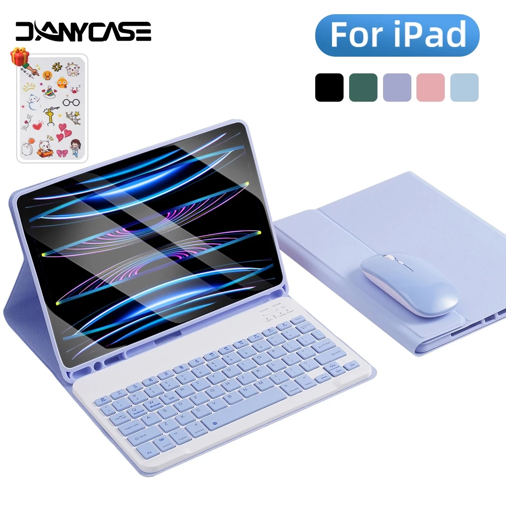 Ốp Bàn Phím Cho iPad Air 6th 11 M2 Air M4 13 2026 Gen 9 8 7 10.2 Gen 11 A16 Pro M4 M5 13 10th 10.9 A