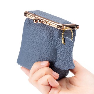 Da thật chính hãng thời trang Ví đựng tiền xu Mini dành cho nữ Túi đựng son môi