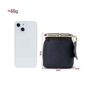 Da thật chính hãng thời trang Ví đựng tiền xu Mini dành cho nữ Túi đựng son môi