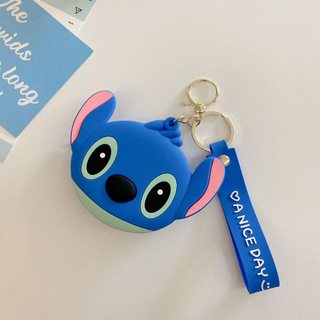 Phim hoạt hình KT Cat, Totoro, Kuromi, Lina, Belle, Stitch, Keji, Panda, Ví nhỏ dễ thương, Lưu trữ Mini silicon, Móc khóa, Ví không