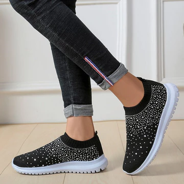 Size Lớn 35-43 Mới Nữ Giày tennis Đế Bằng Giày Nữ Thấp Gót Lưới Thể Thao Giày Thể Thao Giày Thể Thao Cho Nữ Kasut Perempuan