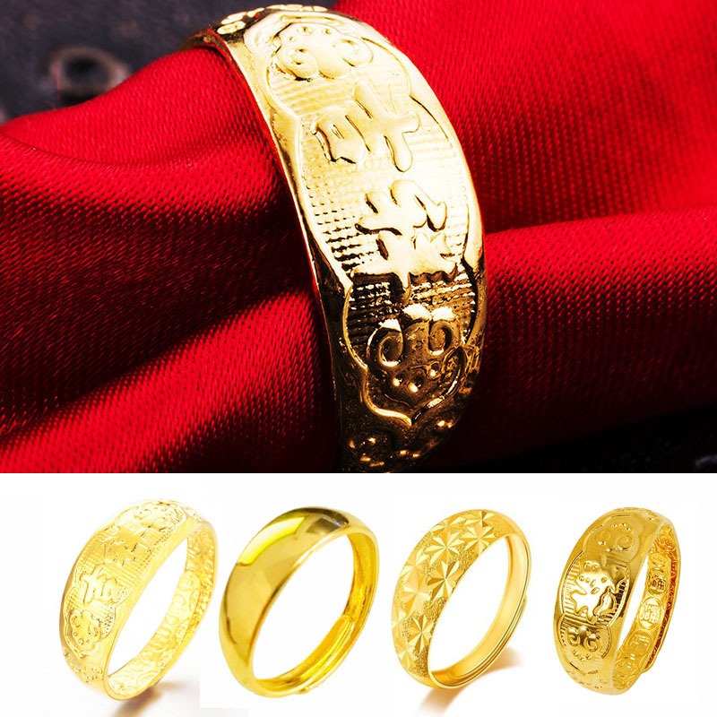 Women's Gold-Plated Feng Shui Ring, adjustable by dreamlife.vn