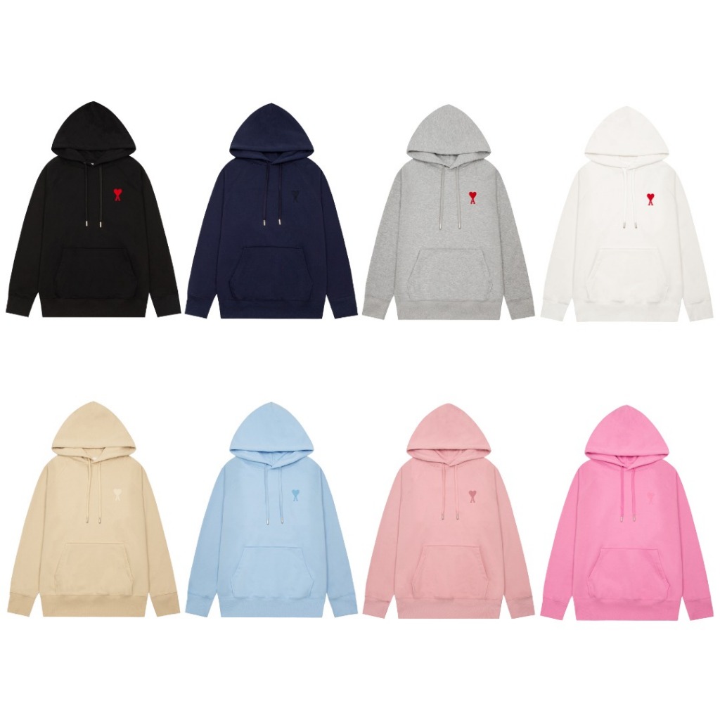 Thời trang trái tim thêu lệch vai áo hoodie áo thun chui đầu thông ...