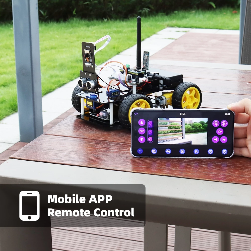 Tscinbuny ESP32-CAM Bộ Robot Hoàn Chỉnh Cho Arduino Và Keil 5 Kết Hợp C / C + + Lập Trình DIY Điện Tử Dự Án Giáo Dục Robot Đồ Chơi