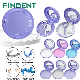 1 Chiếc Di Động Răng Giả Hộp Bảo Quản Có Gương Lỗ Thông Hơi Nha Khoa Giữ Chỉnh Nha Miệng Bảo Vệ Cho Du Lịch Aligner Niềng Răng Hộp Đựng
