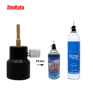 Bộ chuyển đổi làm đầy R134a Chất làm lạnh R290 Khí thủng Phong cách Chai Hộp đựng M14 cho tạp chí Phụ kiện mềm không khí