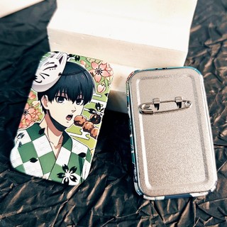 Anime Xanh Khóa Chigiri Hyouma Isagi Yoichi Bachira Meguru Để Bàn Kim Loại Vuông Huy Hiệu Nút Cài Áo Cosplay Bộ Sưu Tập Đồ Chơi Túi Trang Trí Quà Tặng