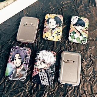 Anime Xanh Khóa Chigiri Hyouma Isagi Yoichi Bachira Meguru Để Bàn Kim Loại Vuông Huy Hiệu Nút Cài Áo Cosplay Bộ Sưu Tập Đồ Chơi Túi Trang Trí Quà Tặng