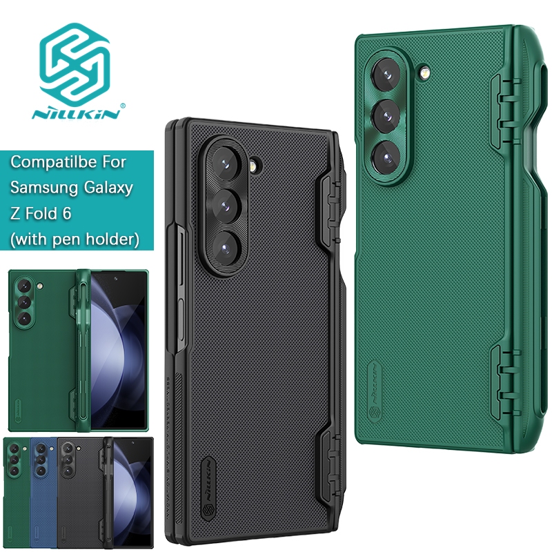 Nillkin Tương Thích Cho Samsung Galaxy Z Fold 6 Siêu Mờ Lá Chắn Gấp PC Bảo Vệ Vỏ Điện Thoại Vỏ Bảo Vệ Có Bút Chì