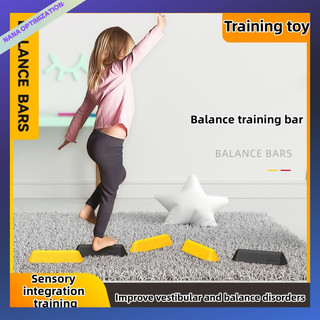 Trẻ em bảng cân bằng cảm giác trẻ em thiết bị tập luyện tại nhà đồ chơi giáo dục Thanh cân bằng đồ chơi đá chéo