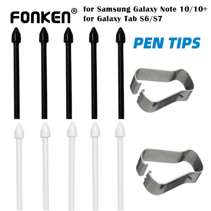 Ảnh Fonken 5 CÁI Stylus S Pen Mẹo Bộ công cụ nạp lại bút cho Samsung-Galaxy Tab S6 / Tab S7 S6 lite S8 + Note 10 20 Đầu bút Stylus 1