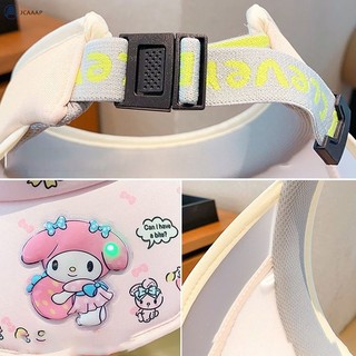Sanrio Kuromi Cinnamoroll Melody Purin Phim hoạt hình trẻ em Mũ chống nắng dễ thương Mũ chống nắng mùa hè cho bé gái Mũ chống nắng cho bé Mới 2024 Tiếp xúc với bức xạ cực tím khi đi chơi