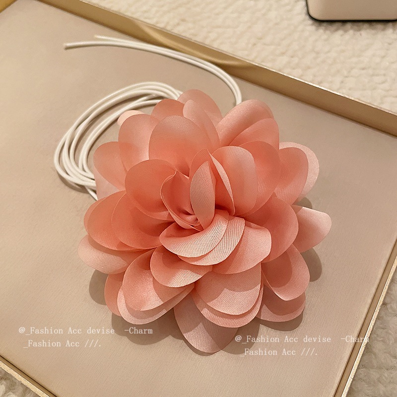 Hoa choker một vòng cổ nhiều lớp ngọt ngào siêu bất tử khí chất choker cảm giác cao cấp phụ kiện cá tính bán buôn