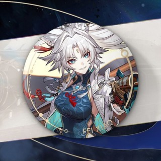 Trò Chơi Honkai: Star Rail Game Jiao Qiu Boothill Yunli Aventurine Firefly Dễ Thương Manga Chân Trâm Cài Cosplay Chân Phụ Kiện Thời Trang Bộ Sưu Tập Huy Hiệu
