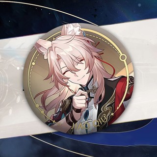 Trò Chơi Honkai: Star Rail Game Jiao Qiu Boothill Yunli Aventurine Firefly Dễ Thương Manga Chân Trâm Cài Cosplay Chân Phụ Kiện Thời Trang Bộ Sưu Tập Huy Hiệu